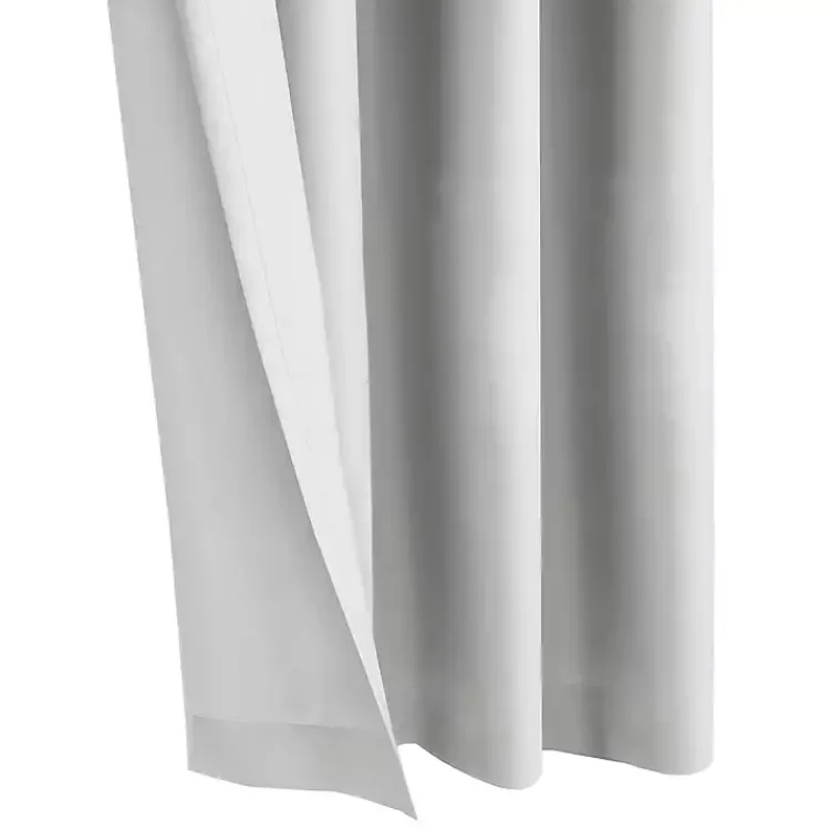 Kirklands Home Curtains & Drapes|Alpine Blackout Curtain Panel, 108 in. White