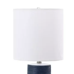 Kirklands Home Table Lamps|and Blue Large Stripe Table Lamp White