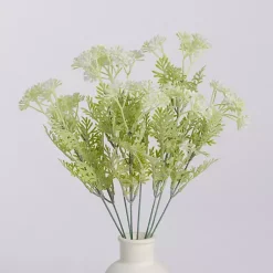 White and Green Gypso Bushes, Set of 2 Stems & Bouquets
