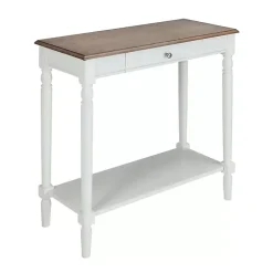 Kirklands Home Console Tables|and Natural Davis Console Table White