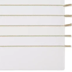 Kirklands Home Table Linens|and Stone Striped Placemats, Set of 4 White