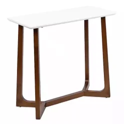 Kirklands Home Console Tables|and Walnut Olivia Console Table White