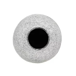 White Braided Stripe Metal Vase Vases