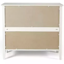 Kirklands Home Bookshelves|Brazilian Pine Wood Short Bookshelf White