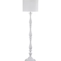 Kirklands Home Floor Lamps|Candlestick Bessie Floor Lamp White