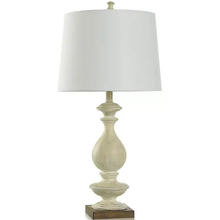 Kirklands Home Table Lamps|Carved Traditional Table Lamp White