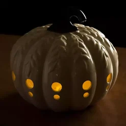 Best Ceramic Leaf Pre-Lit Pumpkin Lantern Lanterns