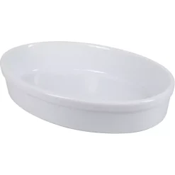 Kirklands Home Bakeware & Cookware|Ceramic Oval Bakers, Set of 2 White