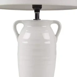 Kirklands Home Table Lamps|Ceramic Table Lamp with Handles White