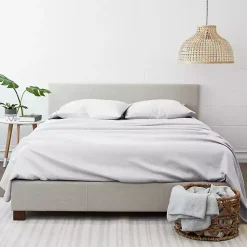 Kirklands Home Bed Sheets|Chambray 4-pc. California King Sheet Set White