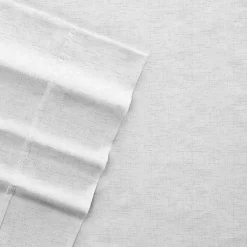 Kirklands Home Bed Sheets|Chambray 3-pc. Twin Sheet Set White