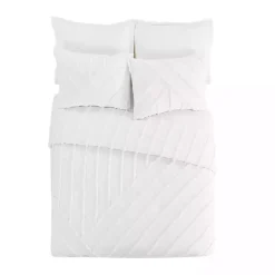 Kirklands Home Comforters|Chenille Line 3-pc. Full/Queen Comforter Set White
