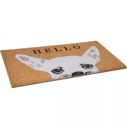 Kirklands Home Doormats|Chihuahua Hello Doormat White