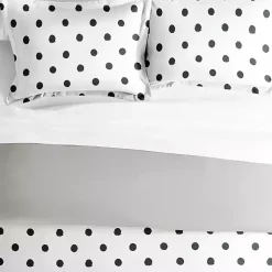 Kirklands Home Duvets|White Dotted Reversible 2-pc. Twin Duvet Cover Set