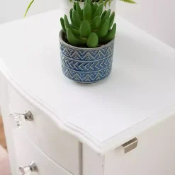 Kirklands Home Dressers & Chests|5-Drawer Jasmine Petite Jewelry Armoire White