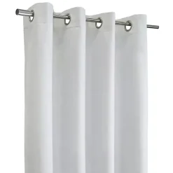 Kirklands Home Curtains & Drapes|Faux Suede Blackout Curtain Panel, 95 in. White