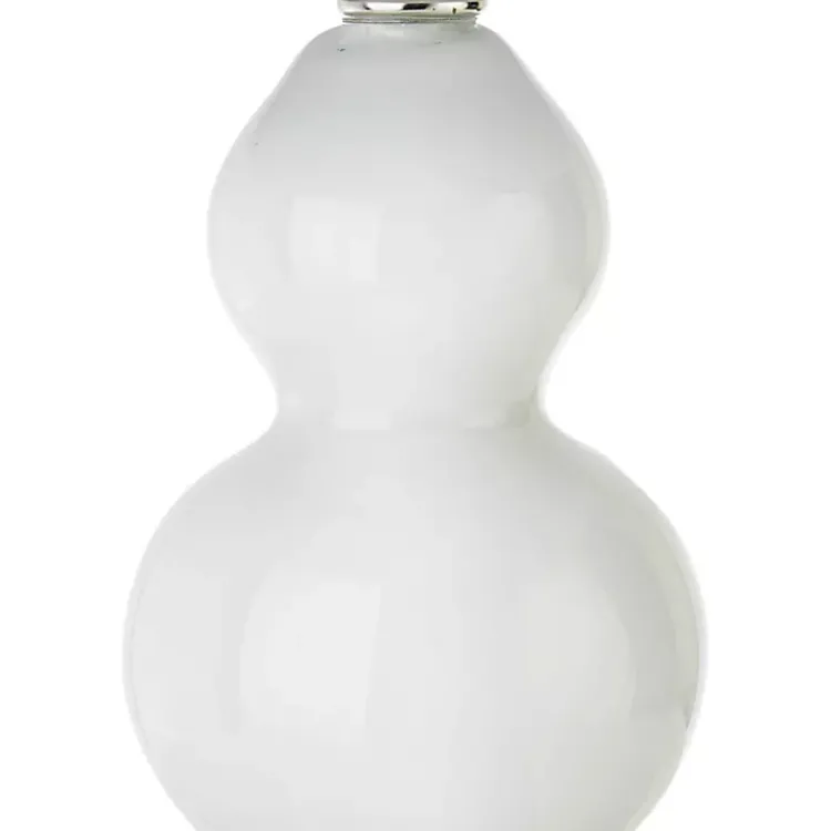 Kirklands Home Table Lamps|Glass Covey Table Lamps, Set of 2 White