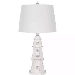 Kirklands Home Table Lamps|Lighthouse Table Lamp White