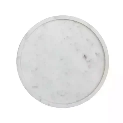 Kirklands Home Accent & End Tables|Marble & Gold Cocktail Table White