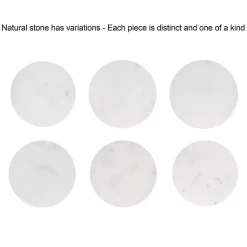 Kirklands Home Accent & End Tables|Marble Gold Accent Table White