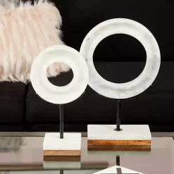 Sale Marble Ring Sculpture, 11 in. Statues & Figurines