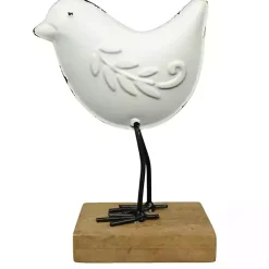 Sale Metal Bird Statue on Wood Base, 6 in. Statues & Figurines