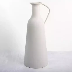 New Metal Jug Floor Vase, 20 in. Vases