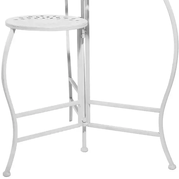 Kirklands Home Planters|Metal 3-Tier Plant Stand White