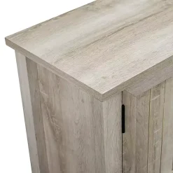 Kirklands Home Tv Stands & Media Consoles|White Oak Grooved Door TV Stand Ivory