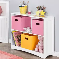 Kirklands Home Bookshelves|2-Open Shelf Bookcase White