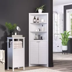 Kirklands Home Cabinets & Sideboards|Open Shelf Cabinet White