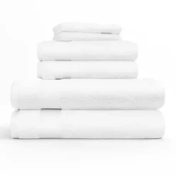Kirklands Home Bath Towels|6-pc. Essential Cotton Bath Towels White
