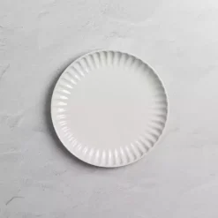 Kirklands Home Dinnerware|Petals Ceramic Salad Plate White