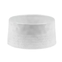 Kirklands Home Dinnerware|Porcelain Delicious Embossed Bowl White