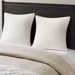 Kirklands Home Bedding Essentials|Quilted Euro Pillow Sham White