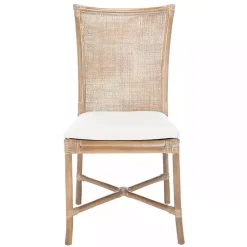 Kirklands Home Dining Chairs|Rattan Chiara Dining Chairs, Set of 2 White