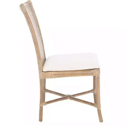 Kirklands Home Dining Chairs|Rattan Chiara Dining Chairs, Set of 2 White