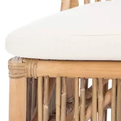 Kirklands Home Dining Chairs|Rattan Erika Dining Chairs, Set of 2 White