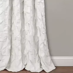 Kirklands Home Curtains & Drapes|Ravello Pintuck Curtain Panel, 84 in. White