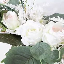 Sale White Rose Fern Plant Arrangement Arrangements & Greenery