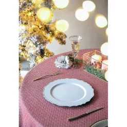 Kirklands Home Serving & Entertaining|Scalloped Beaded Rim Chargers, Set of 4 White