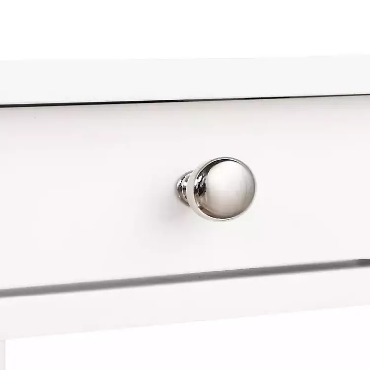 Kirklands Home Accent & End Tables|2-Shelf Charging Accent Table White