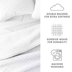 Kirklands Home Quilts|Stitched Diamond 3-pc. Queen Quilt Set White