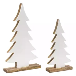 Sale Straight Silhouette 2-pc. Christmas Tree Set Christmas Decorations