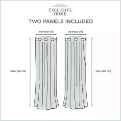 Kirklands Home Curtains & Drapes|Stripe Sheer Curtain Panel Set, 108 in. White