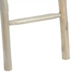 Best Teak Wood Leaning Ladder Decorative Accents