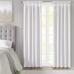 Kirklands Home Curtains & Drapes|Total Blackout Curtain Panel, 95 in. White