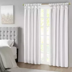 Kirklands Home Curtains & Drapes|Total Blackout Curtain Panel, 95 in. White