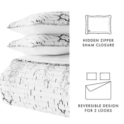 Kirklands Home Quilts|White Trellis Reversible 2-pc. Twin Quilt Set