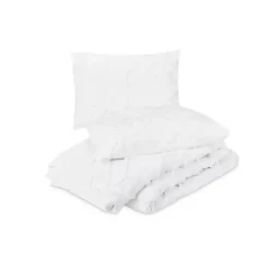 Kirklands Home Duvets|Tufted Chenille 3-pc. King Duvet Set White